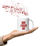 Mug Dexter have a killer day