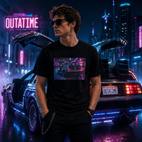 T-shirt Time Machine – DeLorean Edition-